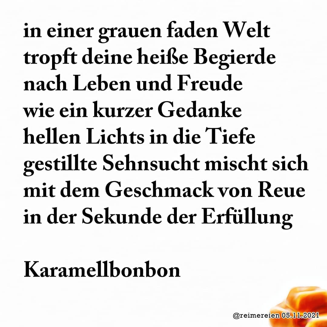 Gedicht Karamellbonbon